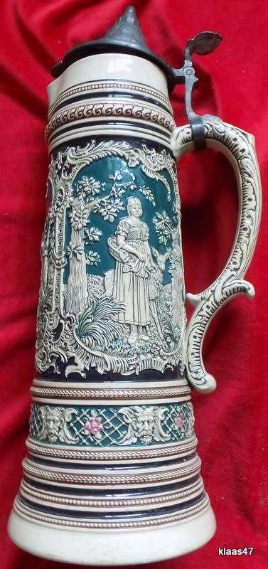 Vintage - Thewalt - Lidded Stein Jug - 37cm High (Without lid)