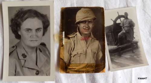 3 War Time Photographs - One dated 21.8.33 (LOT 3)