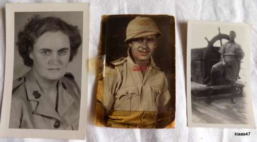 3 War Time Photographs - One dated 21.8.33 (LOT 3)