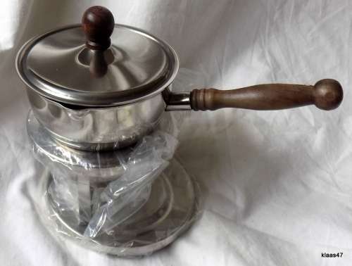 Vintage Beram Butter Warming Pot with Stand Rostfrei 18/8
