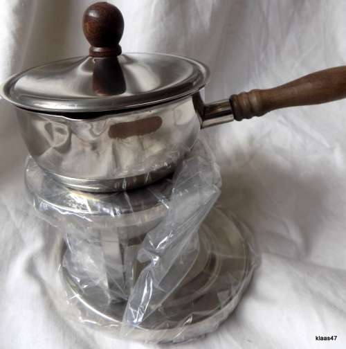 Vintage Beram Butter Warming Pot with Stand Rostfrei 18/8