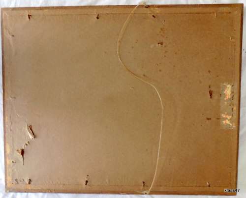 Tall Ship - Oil on board - Signed - Framed size 39x49cm - painting 35x45