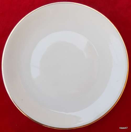 Hutschenreuther - Arzberg - White with Gold Trim Dinner plate - 24cm