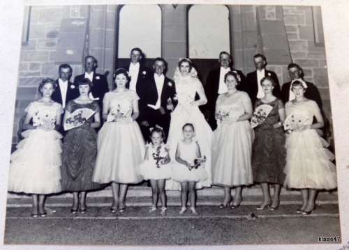 Professional Wedding Portrait - Black and White - 20x15cm (Mounting board 30.5x25cm damaged)