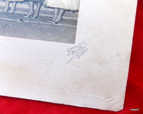 Professional Wedding Portrait - Black and White - 20x15cm (Mounting board 30.5x25cm damaged)