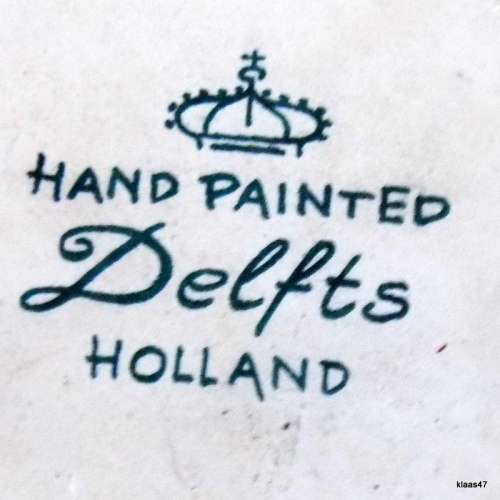 Small Tile - Blue and White - Marken - Hand Painted - Delfts - Holland - 10.6x10.6cm (FG 538 S3)