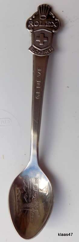 Rolex Souvenir Teaspoon - Geneve - Bucherer of Switzerland - CB (Stainless Steel) No.3