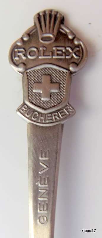 Rolex Souvenir Teaspoon - Geneve - Bucherer of Switzerland - CB (Stainless Steel) No.3