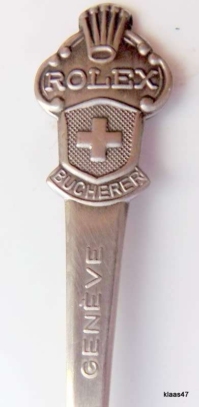 Rolex Souvenir Teaspoon - Geneve - Bucherer of Switzerland - CB (Stainless Steel) No.3