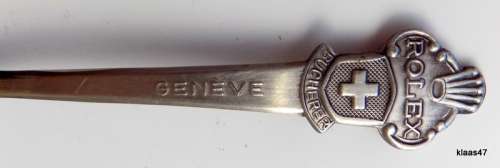 Rolex Souvenir Teaspoon - Geneve - Bucherer of Switzerland - CB (Stainless Steel) No.3