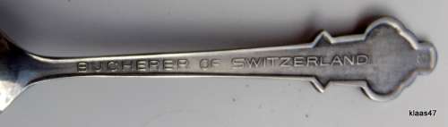 Rolex Souvenir Teaspoon - Geneve - Bucherer of Switzerland - CB (Stainless Steel) No.3