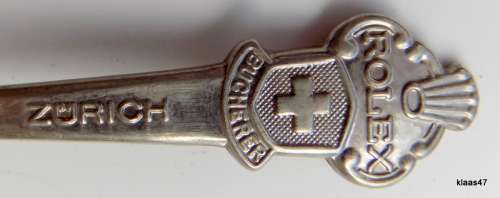 Rolex Souvenir Teaspoon - Zurich - Bucherer of Switzerland - CB (Stainless Steel) No.2
