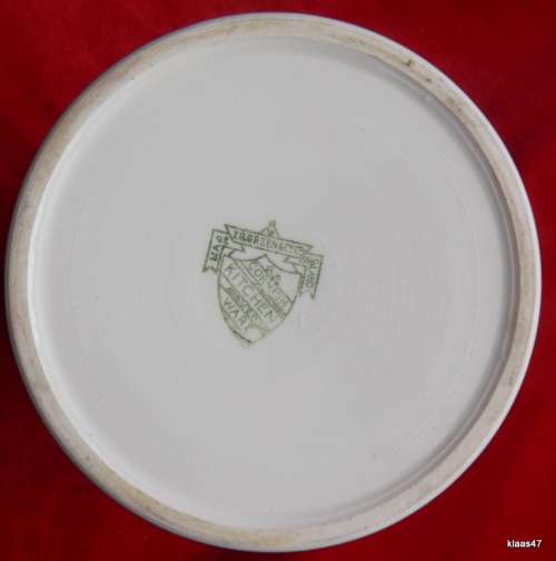 T.G. Green - Cornish Kitchen Ware - 15cm High Canister With Lid (Blue and White)