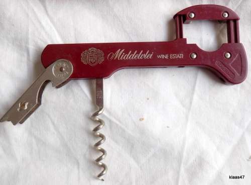Middelvlei Wine Estate - Bottle Opener - Made in Italy