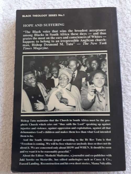 Hope and Suffering  (Sermons and Speeches) Desmond Mpilo Tutu (Paperback)
