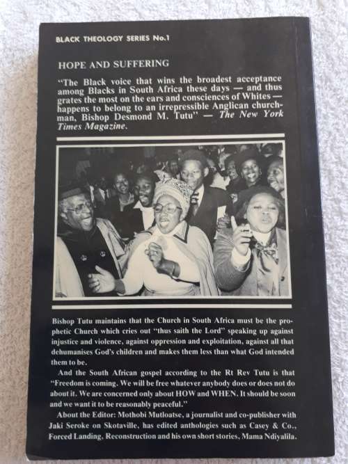 Hope and Suffering  (Sermons and Speeches) Desmond Mpilo Tutu (Paperback)