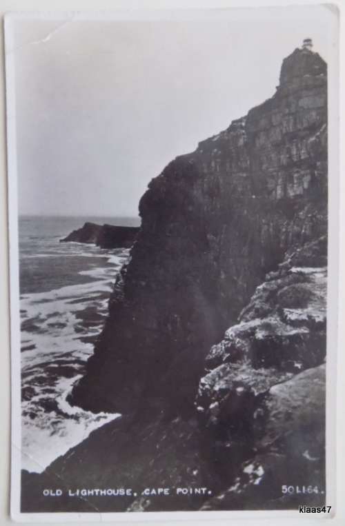 - Cape Point  Old Lighthouse, - 501164 Vintage Valentine Post Card - Not posted.