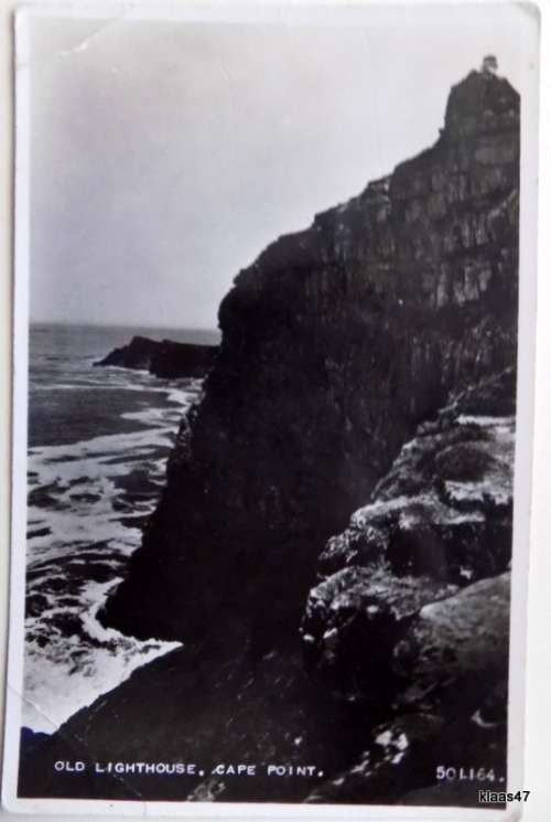 - Cape Point  Old Lighthouse, - 501164 Vintage Valentine Post Card - Not posted.
