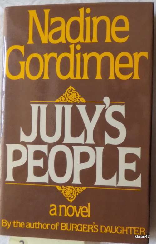 July`s People - Nadine Gordimer (Hardcover)