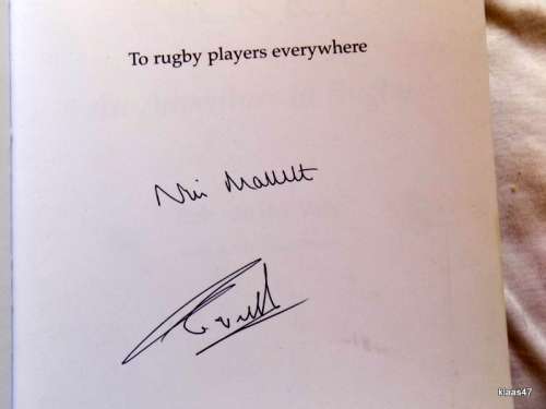Nick and I: An Adventure in Rugby - Rob van der Valk and Andy Colquhoun - Paperback - Signed copy