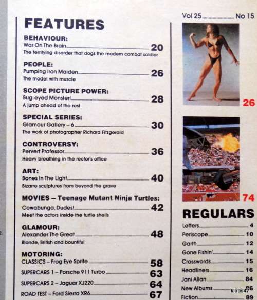 Vintage Scope - Vol 25 No 15 - July 1990 - Cover is loose - Complete with Centrefold