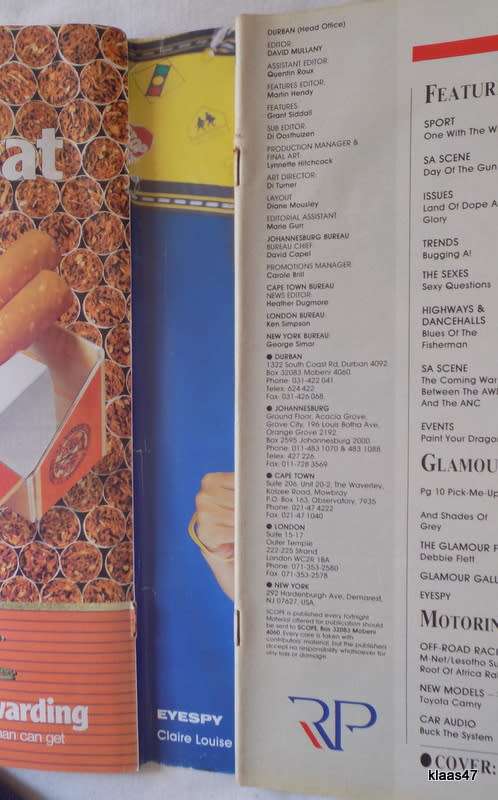 Vintage Scope - Vol 27 No 25 - Dec 1992 - Cover is loose - Complete with centrefold Jo Guest