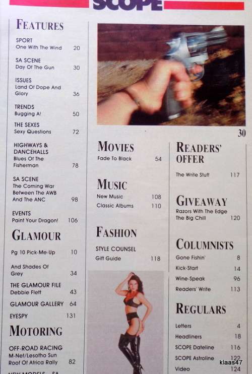 Vintage Scope - Vol 27 No 25 - Dec 1992 - Cover is loose - Complete with centrefold Jo Guest