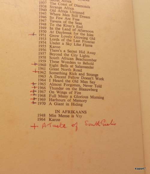 A Taste of South-Easter - Lawrence Green - Hardcover - First Edition 1971 - Signed copy