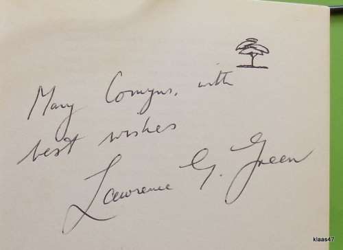 Something Rich and Strange - Lawrence Green - Hardcover - First Edition 1962 - Signed copy