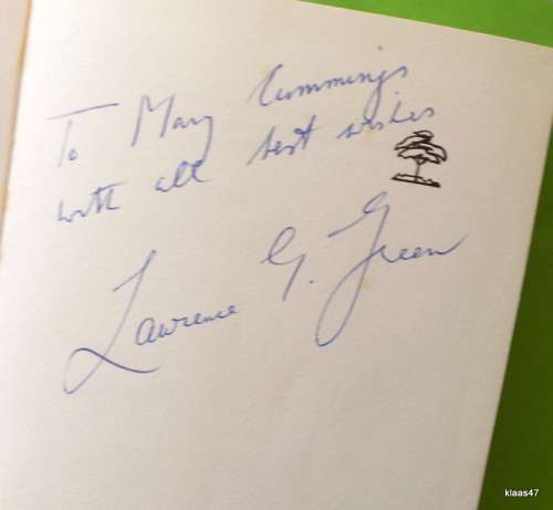 On Wings of Fire - Lawrence Green - Hardcover - First Edition 1967 - Signed copy