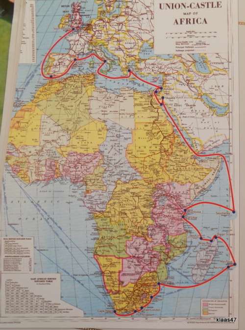 Union-Castle Line - Centenary Voyage Brochure - Victoria - December 1999 to February 2000