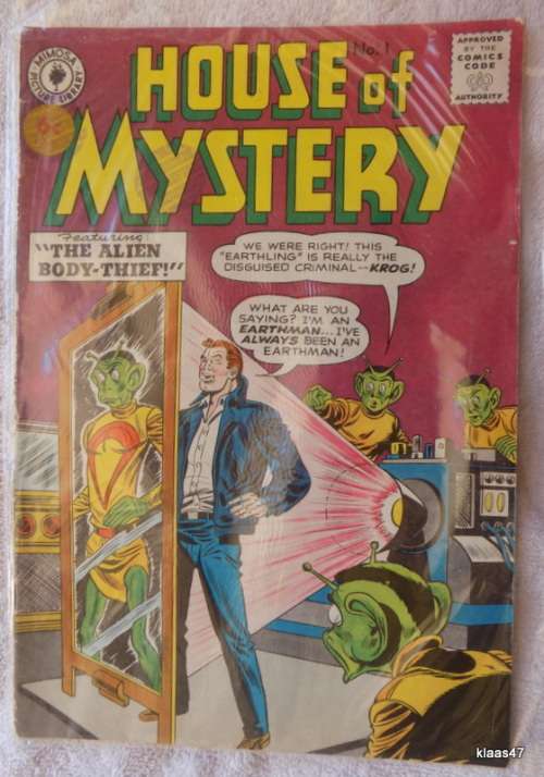 Mimosa Picture Library - House of Mystery - The Alien Body Thief - No. 1