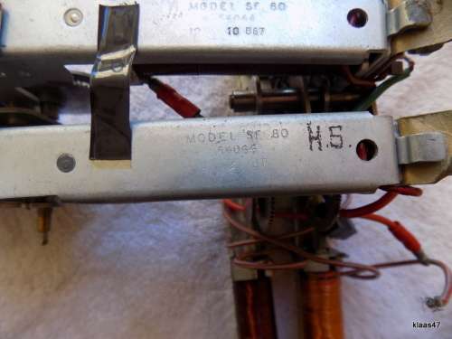 2 Vintage Electric Mechanical Slave Clock Movements - Model SF 80 - 12V