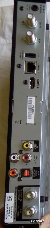 DStv - HD PVR 2 P - Decoder With Remote, Power Supply and Cables