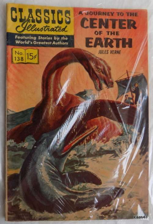 Classics Illustrated - No. 138 - 1966 - A Journey to the Center of the Earth - Jules Verne