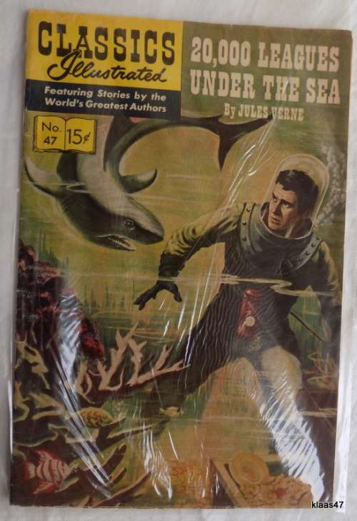Classics Illustrated - No. 47 - 1966 - 20,000 Leagues Under the Sea - Jules Verne