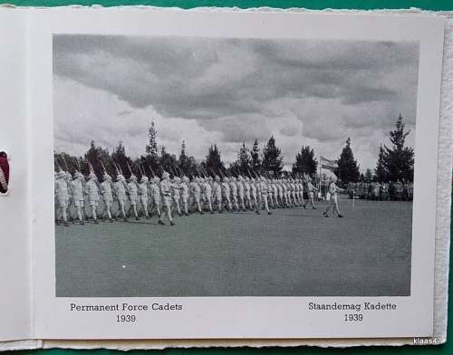 Paratus Greetings Card - S A Military College, Voortrekkerhoogte - 1939  (Permanent Force Cadets)