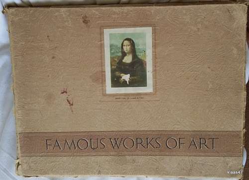 Famous works of Art - United Tobacco Card Book complete with 100 cards - Softcover