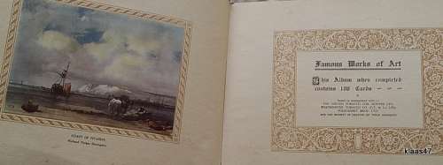 Famous works of Art - United Tobacco Card Book complete with 100 cards - Softcover