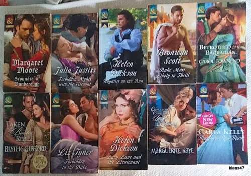 Mills and Boon - Historical - Regency - Tudor - 10 Books - Various authors
