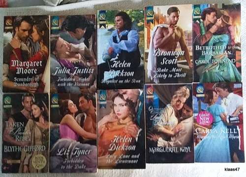 Mills and Boon - Historical - Regency - Tudor - 10 Books - Various authors