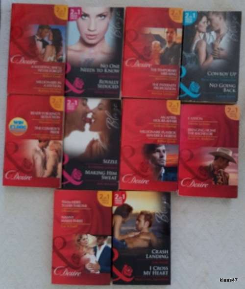 Mills and Boon - Desire x 6 Books - Blaze x 4 Books - All 2-in-1