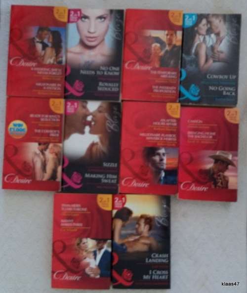 Mills and Boon - Desire x 6 Books - Blaze x 4 Books - All 2-in-1