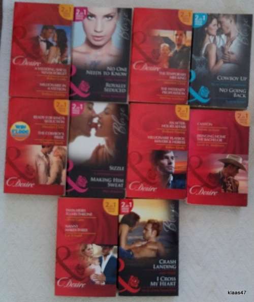 Mills and Boon - Desire x 6 Books - Blaze x 4 Books - All 2-in-1