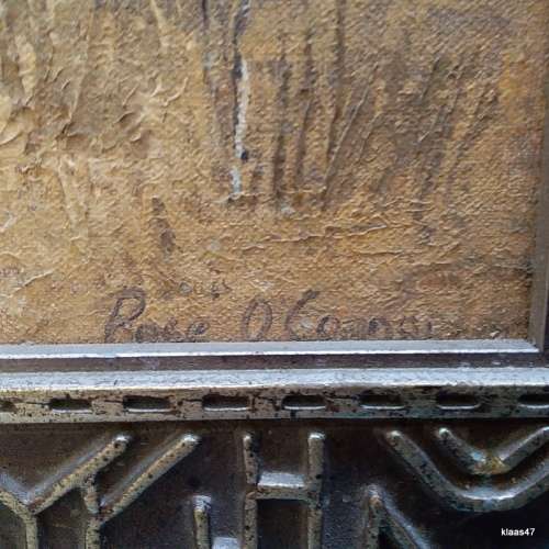 Landscape - Oil - Painted on Hardboard - Rosie O Connor - Framed size 38.5x29cm