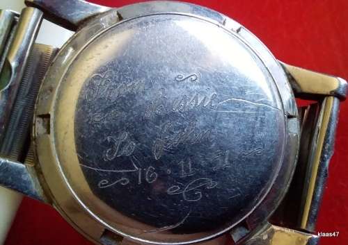 Omega (Automatic watch) Cal 342 - Ser No 11922443 - Case Ref 2576-8 - Inscription Date 16-11-51