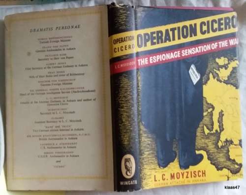 Operation Cicero - LC Moyzisch - Hardcover (The Espionage Sensation of the War)