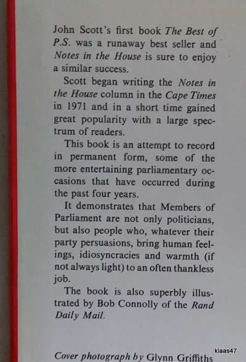 Notes in the House - John Scott - Hardcover