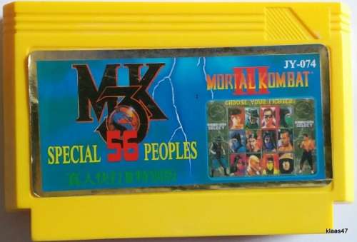 Vintage Game Cartridge - JY-074 Special 56 Peoples