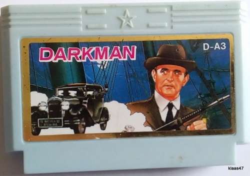 Vintage Game Cartridge - Darkman - D-A3